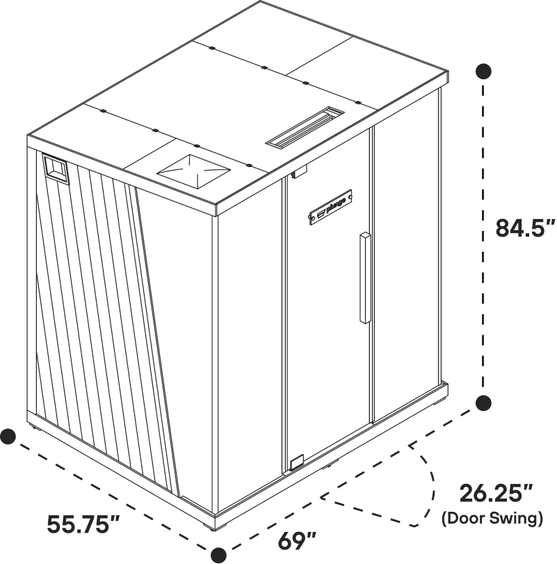 Ir sauna tech specs
